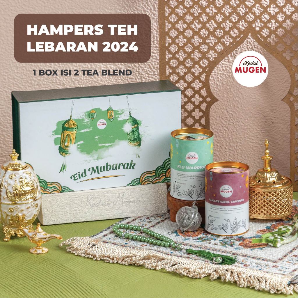 Jual Kedai Mugen - Eid Mubarak Hampers Healthy Tea Blends - Hampers ...