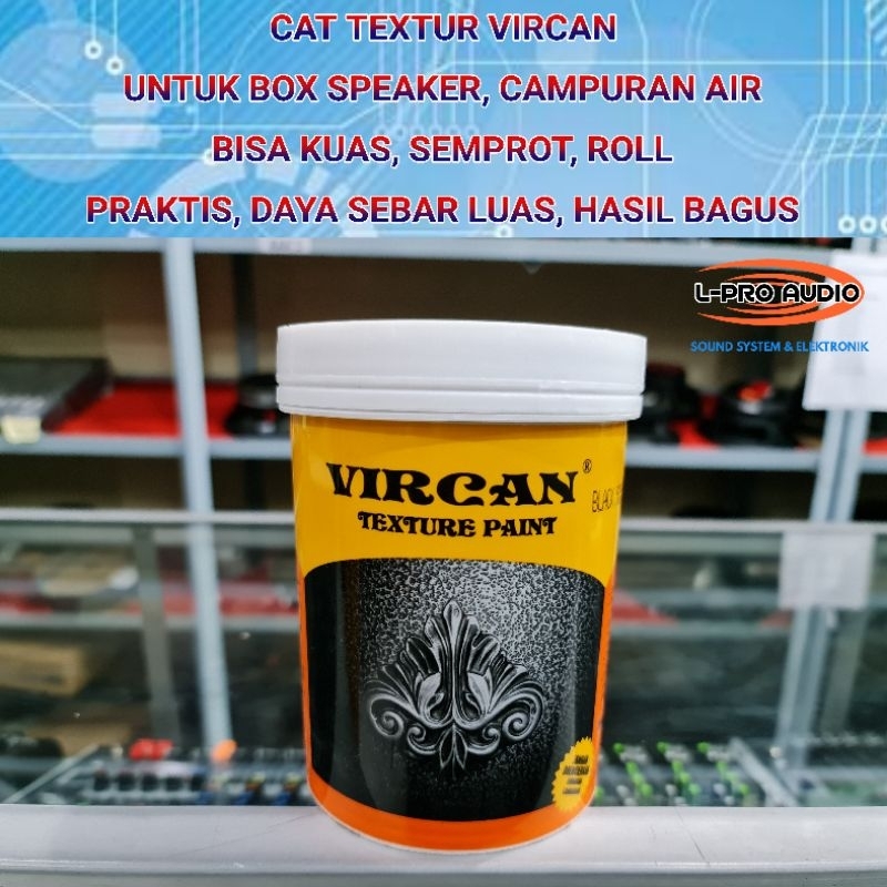 Jual Cat Tekstur Textur Vircan Box Speaker Hitam Shopee Indonesia 4471