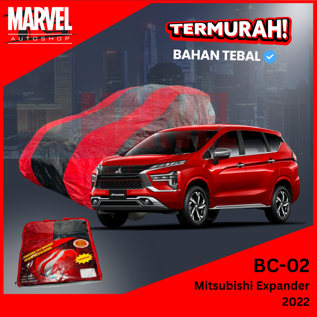 Jual BODY COVER PREMIUM DUA WARNA HITAM MERAH EXPANDER | Shopee Indonesia