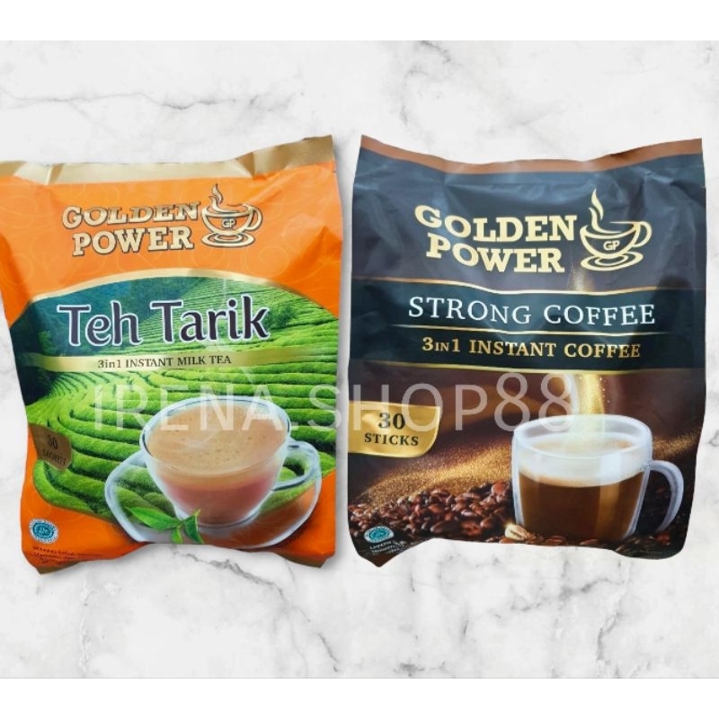 Jual Coffee Golden Power 30 Sachet / Kopi Strong 3 in 1 / Coffee