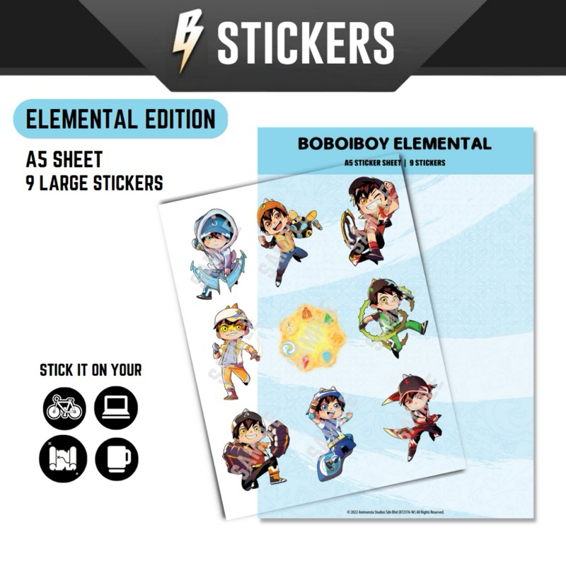 Jual Sticker boboiboy Original Monsta Store | Shopee Indonesia