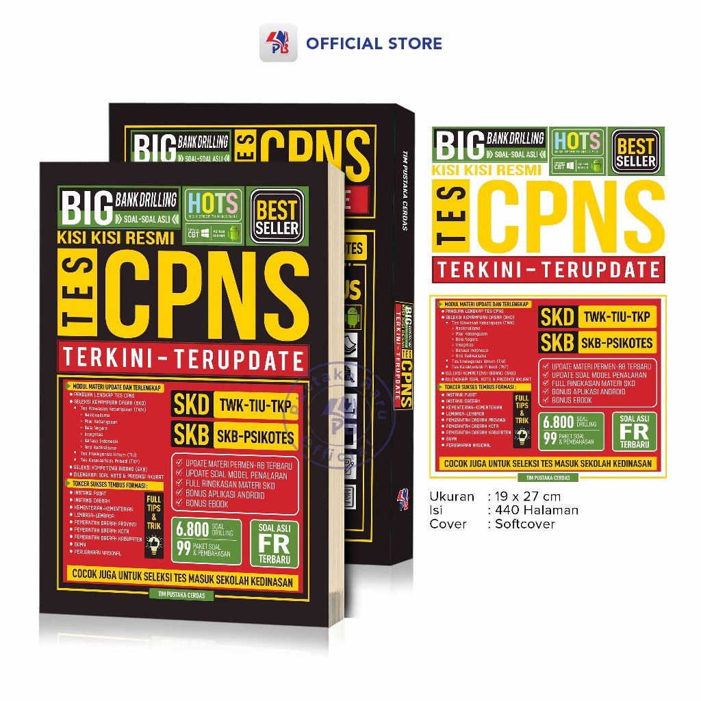 Jual Buku Tes Cpns Big Bank Drilling Soal Soal Asli Kisi Kisi Resmi Tes Cpns Terkini