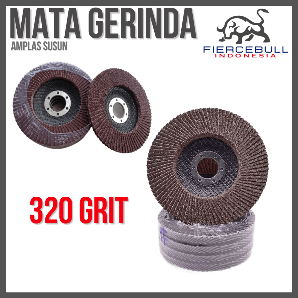 Jual Mata Gerinda Amplas Susun Punggung Lembut Flap Disk Varian Tipe ...