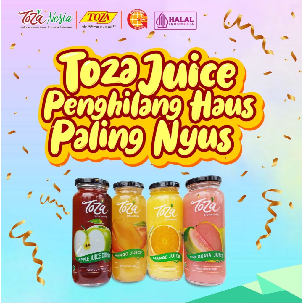 Jual Toza Juice Signature 250 mL ORIGINAL // Fresh Toza | Shopee Indonesia