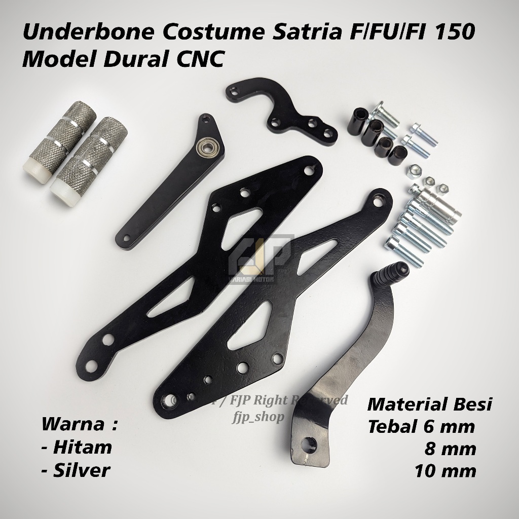 Jual Underbone Custom Satria F/FU suzuki satria plat besi tebal 10 mm ...