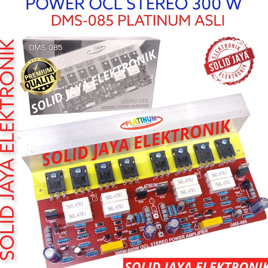 Jual me KIT POWER AMPLIFIER OCL STEREO 3W DMS85 DMS 85 PLUS TRANSISTOR ...