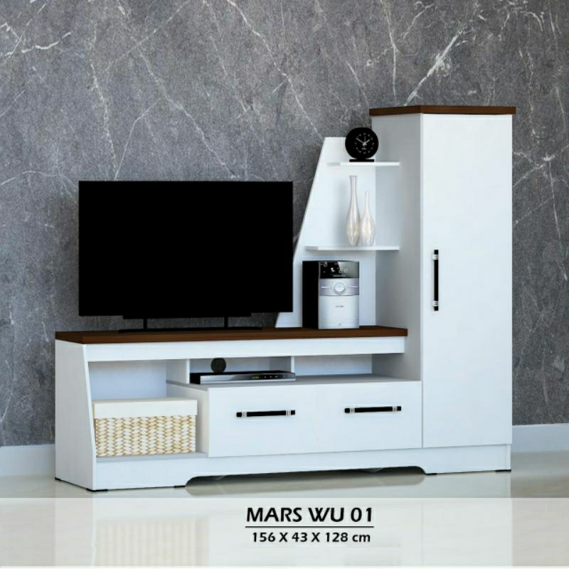 Jual Rak Buffet TV modern mars WU 01 astrobox/rak TV murah | Shopee ...