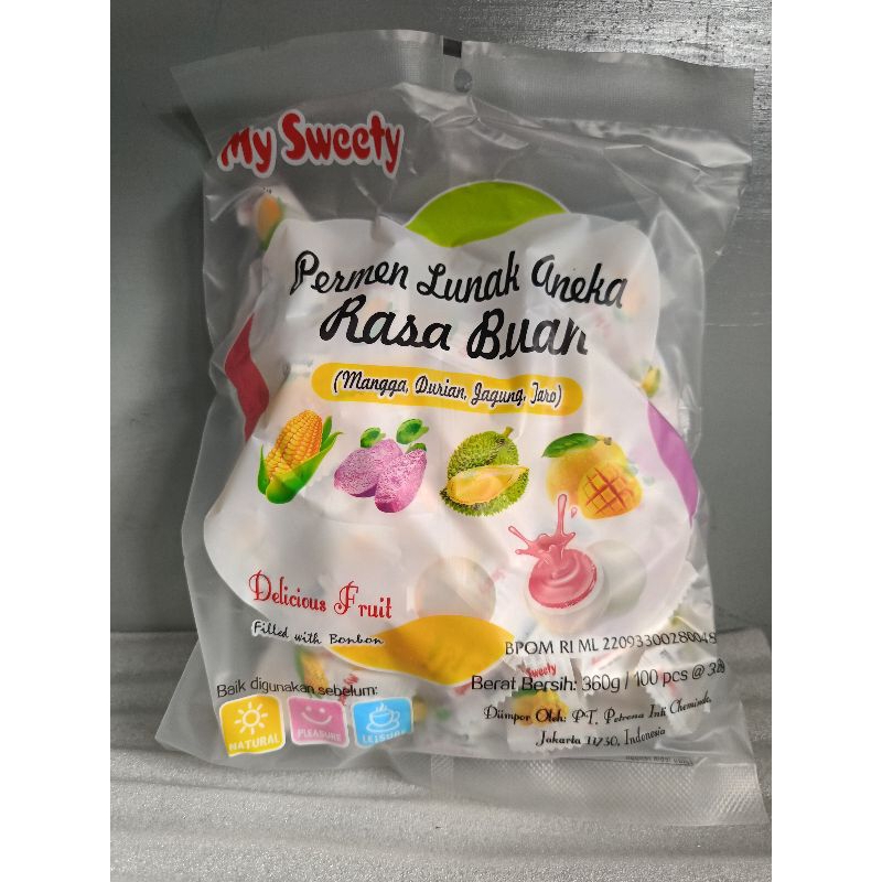 Jual My Sweety Permen Lunak Isi 360g/100pcs | Shopee Indonesia