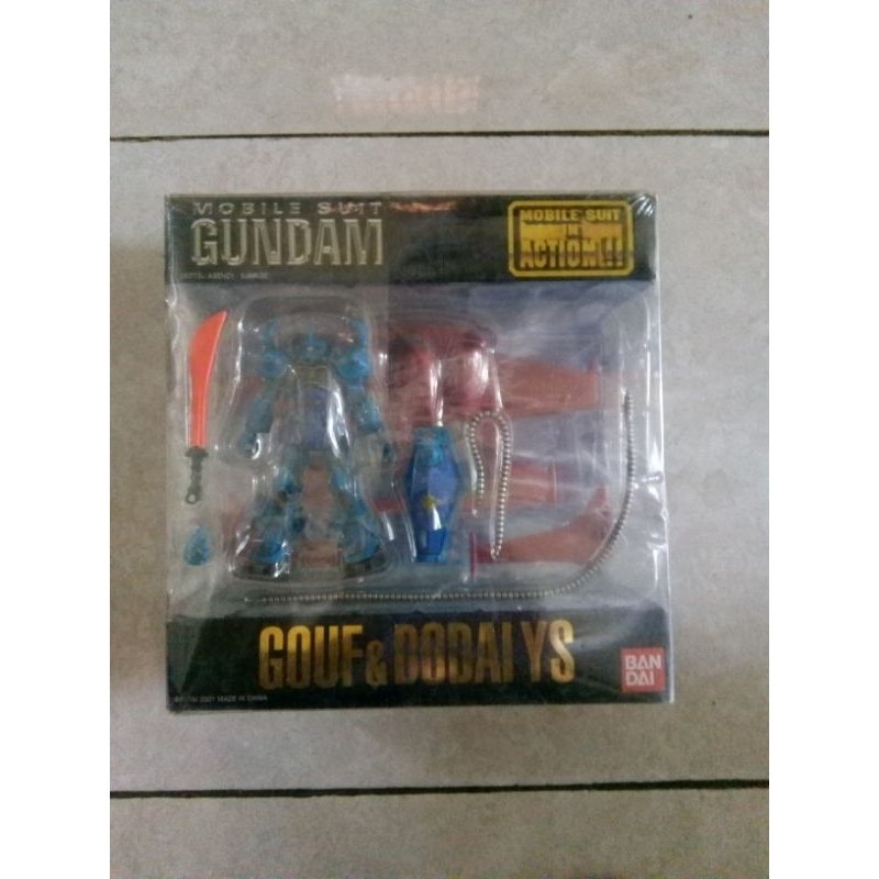Figurine Bandai Gundam MS-07 Gouf Do-Dai YS - Deluxe 2001 - Neuf Scellé - Collection