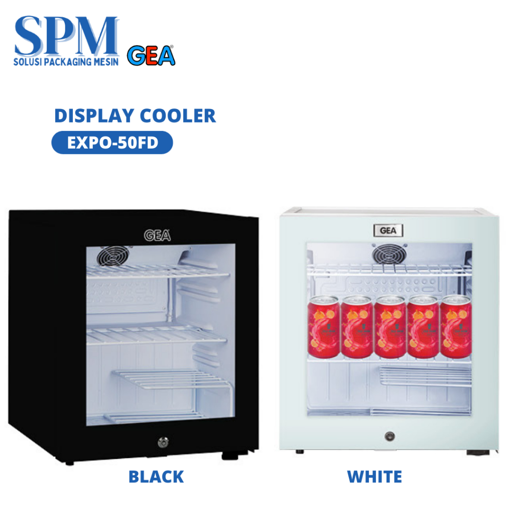 Jual Mini Showcase Gea Display Cooler Kulkas Mini 2 Rak EXPO-50FD ...