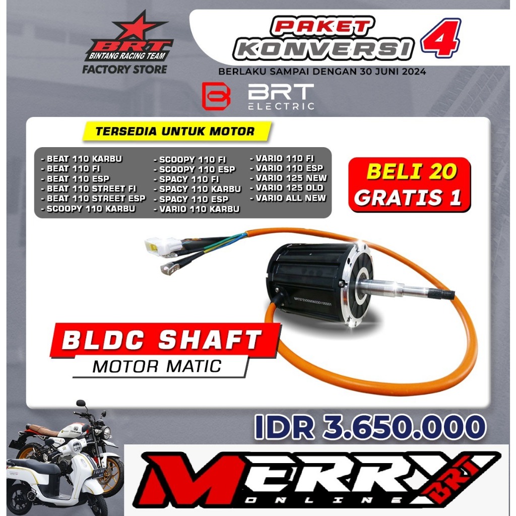 Jual Dinamo Bldc Gear Matic Kw Watt Volt Motor Listrik Brt