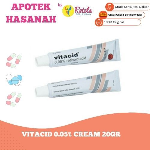 Jual VITACID 0.05% CREAM 20GR | Shopee Indonesia