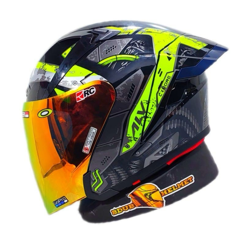 Jual Helm Half Face Alv Ultron Pro Motif Terbaru Sni Shopee Indonesia