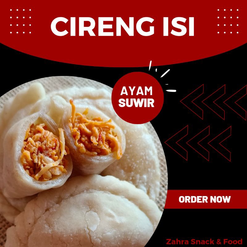 Jual Cireng Isi Ayam Suwir Pedas Pcs Shopee Indonesia