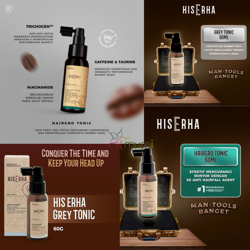 Jual ERHA HISERHA HAIR TONIC 60ML Shopee Indonesia