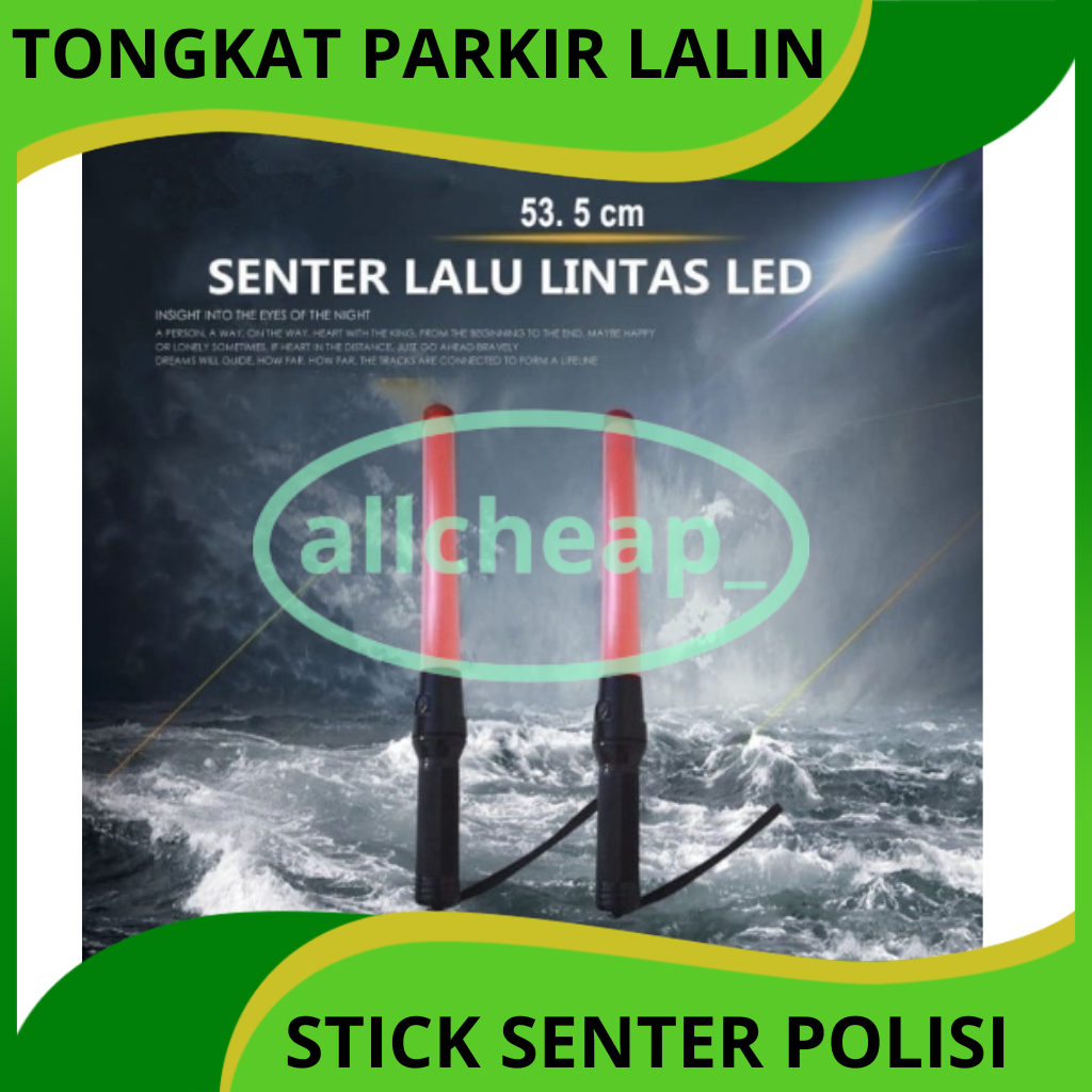 Jual DM - Stick Lalu Lintas Senter 53 CM Tongkat Parkir Lalin Diameter ...