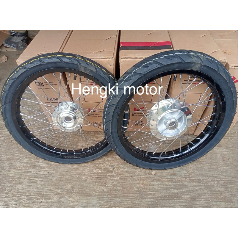 Jual velg rx King ring 17 hitam glosy plus ban | Shopee Indonesia