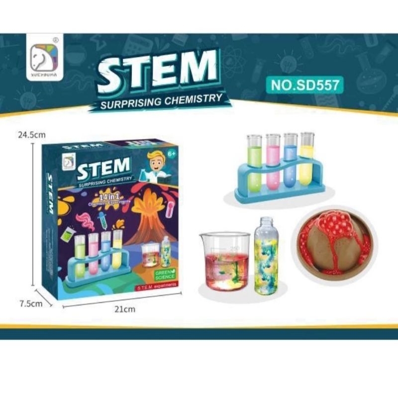 Jual MAINAN EDUKASI GAME LAB STEM SCIENCE SURPRISING CHEMISTRY SET 14 ...