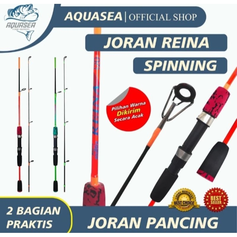 Jual AQUASEA - Joran Pancing Warna Hijau Dan Merah Ukuran 1.20m - 1.50m ...