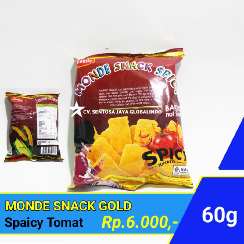 Jual Monde Snack Gold Rasa Jagung / Spaicy Tomat 60gr | Shopee Indonesia