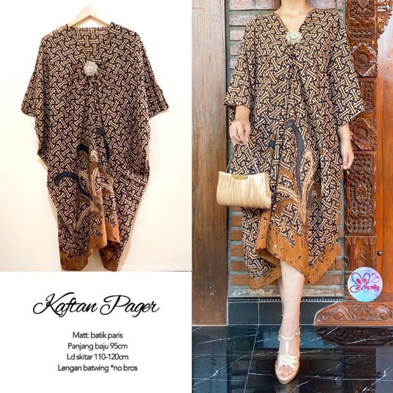 Jual Kaftan Jawa Classic / Dress Batik / Kaftan Batik / Batik Wanita ...