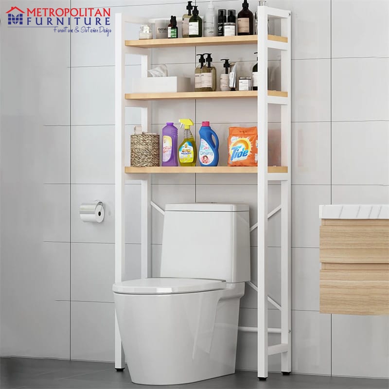 Jual Rak Kamar Mandi Toilet Portable tempat Tissue Sabun Kloset ...