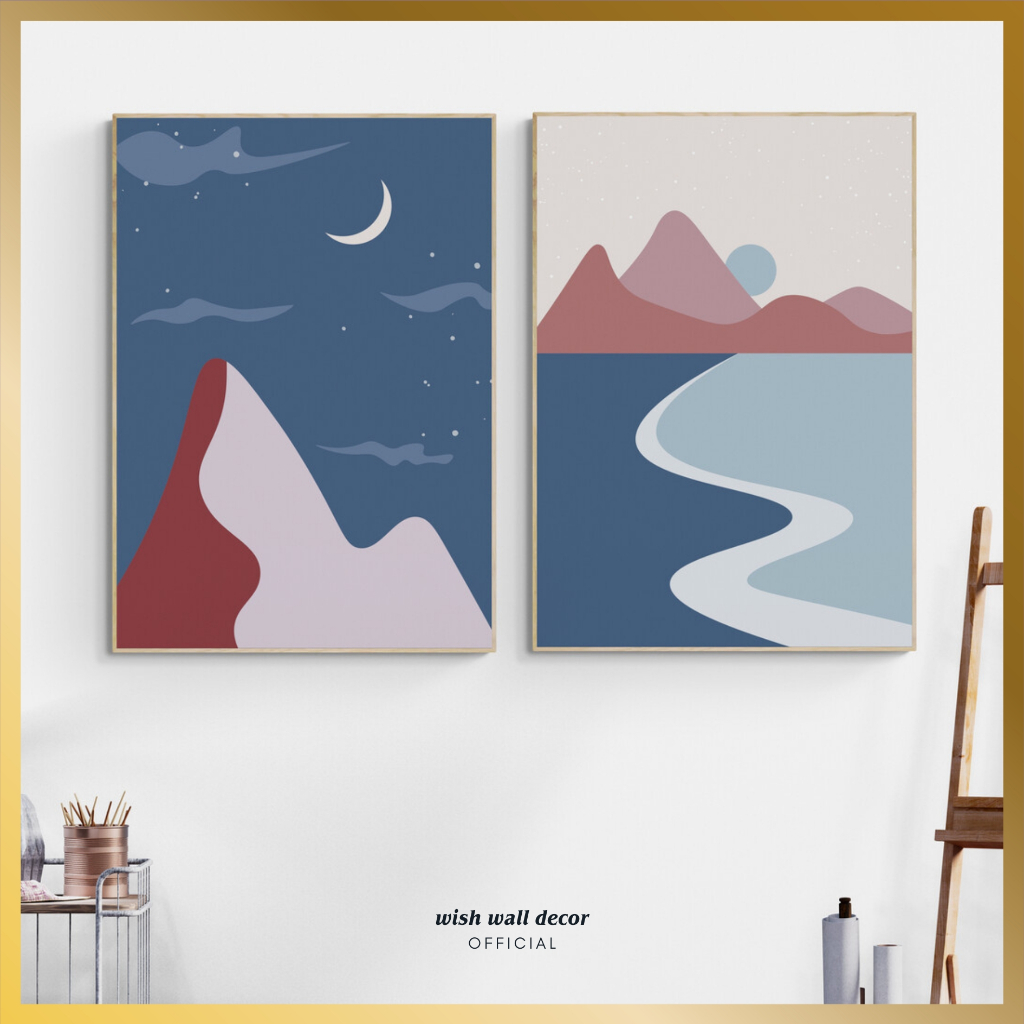 Jual Hiasan Dinding Aesthetic 20x29 cm untuk Kamar Cewek Pastel