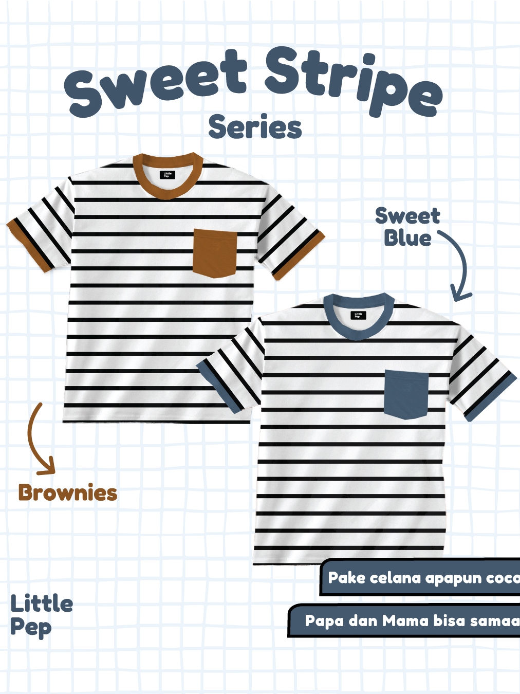 Jual Little Pep - Sweet Stripe Series - Baju anak dengan tema inspirasi ...