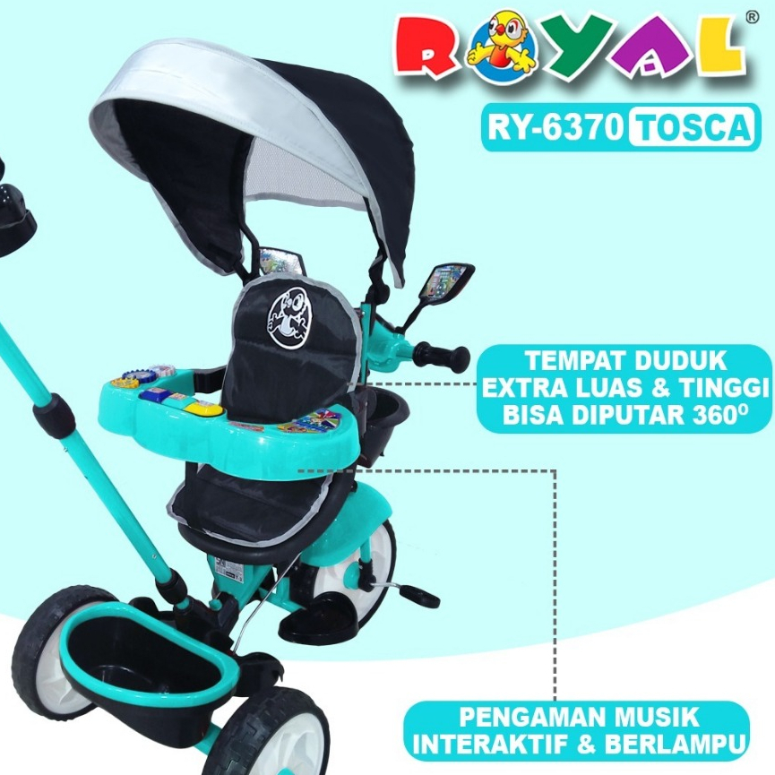 Jual ROYAL BABY STROLLER BIKE RY 6370 Shopee Indonesia
