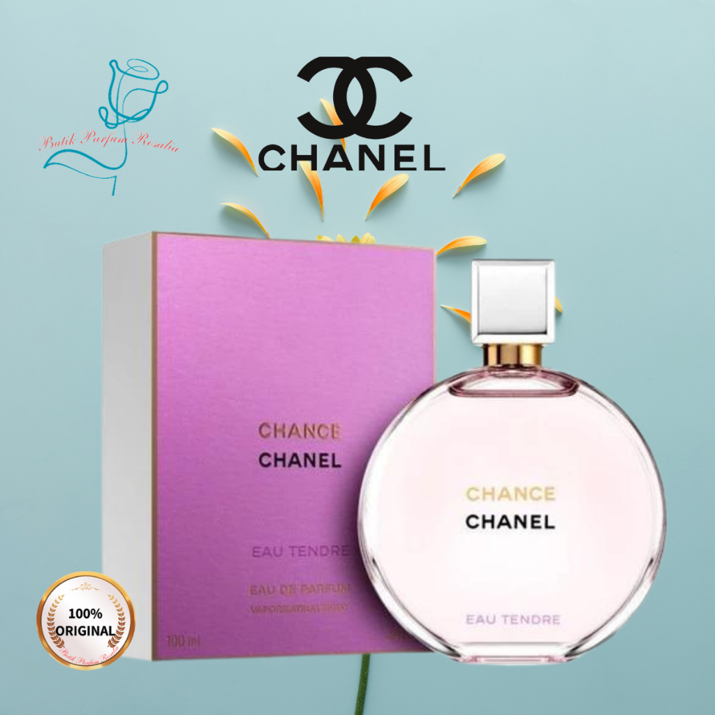 【100% Ori】Chanel Chance Eau Tendre 100ML EDT – Parfum Wanita Wangian Tahan  Lama, Segar Anti Bosen