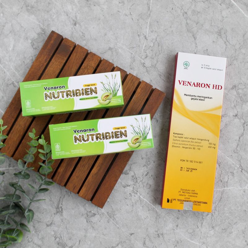 Product image Minuman Tinggi Serat VENARON NUTRIBIEN Pendamping Obat Wasir | Solusi atasi Ambeien/Wasir dan Varises BPOM Terjamin Terbukti 5