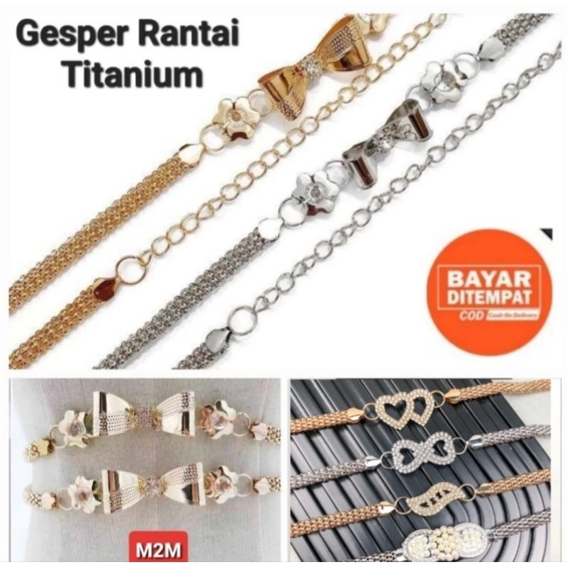 Jual BELT RANTAI PESTA TITANIUM STYLE | Shopee Indonesia