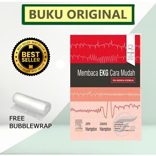 Jual ORIGINAL MEMBACA EKG CARA MUDAH EDISI KE 9 - JOHN HAMPTON | Shopee ...