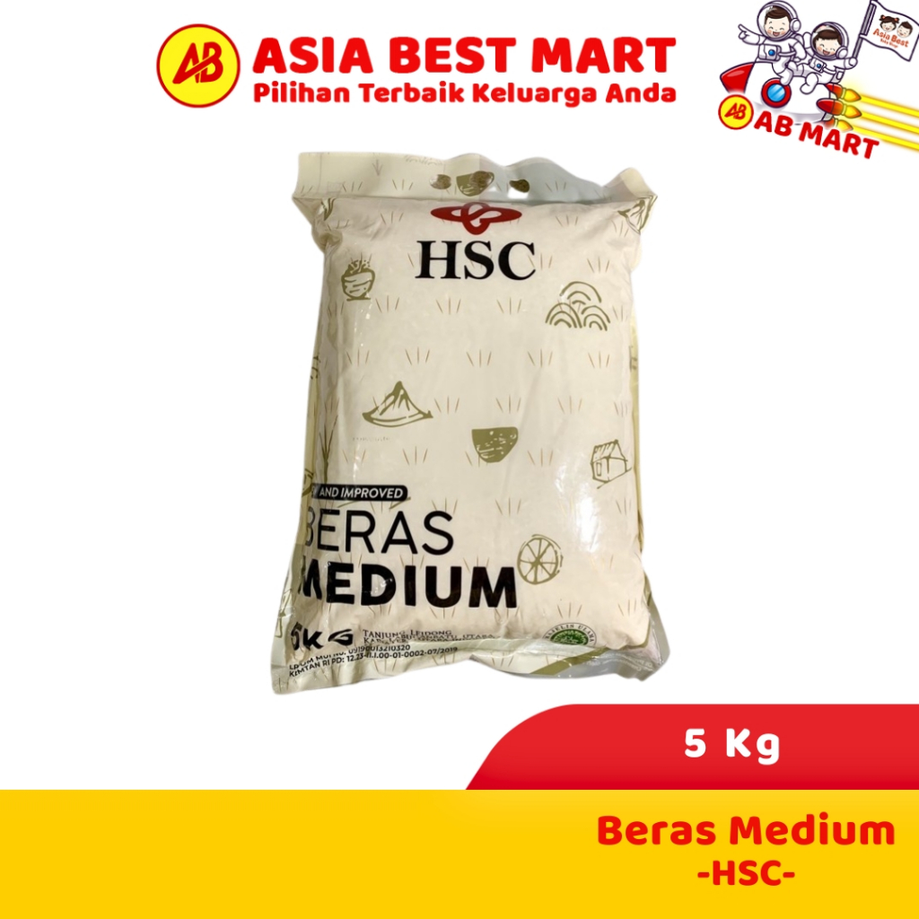 Jual Beras Hsc Medium 5 Kg Beras Pulen Premium | Shopee Indonesia