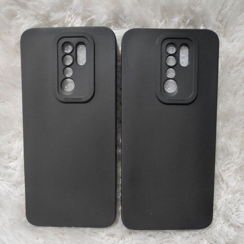 Jual Casing Silikon REDMI 9 REDMI 9 PRIME Case Silikon Black Macaron ...
