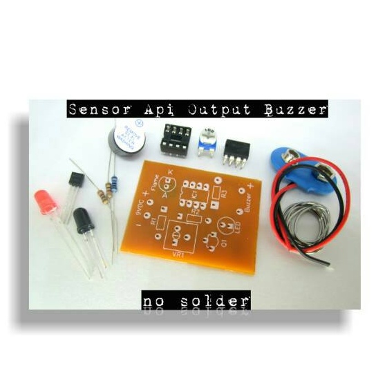 Jual Tren Terkini Kit Rangkaian Sensor Api NO SOLDER Prakarya Rekayasa ...
