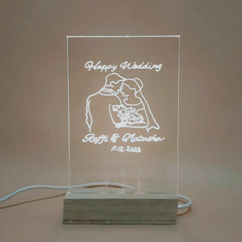 Jual CUSTOM AKRILIK / AKRILIK GAMBAR / AKRILIK CUSTOM LED / KADO WISUDA ...