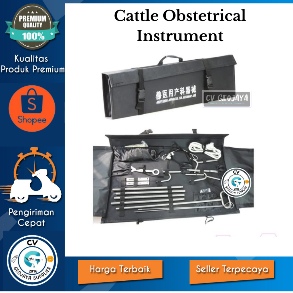 Jual Cattle Obstetrical Instrument Kit Apparatus Veterinary Farming ...