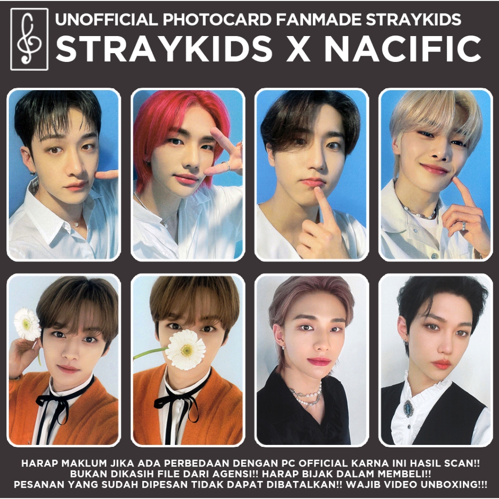 Jual [SKZ] STRAKIDS X NAC*FIC PHOTOCARD UNOFFICIAL | Shopee Indonesia