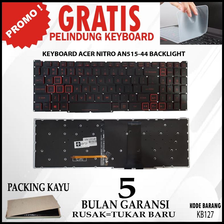 Tastatur Für Acer Nitro AN515-54 AN515-55 - Deutsche Tastatur Mit Hintergrundbeleuchtung