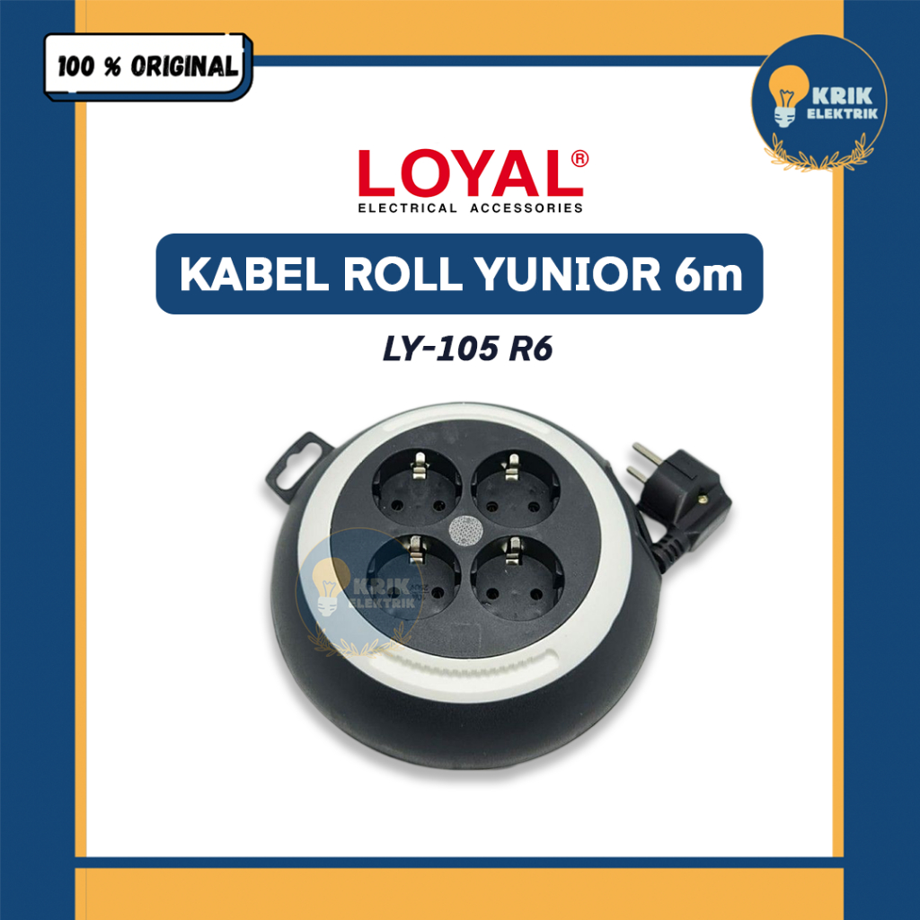 Jual Kabel Rol Loyal 6 Meter LY-105 R6 | Shopee Indonesia