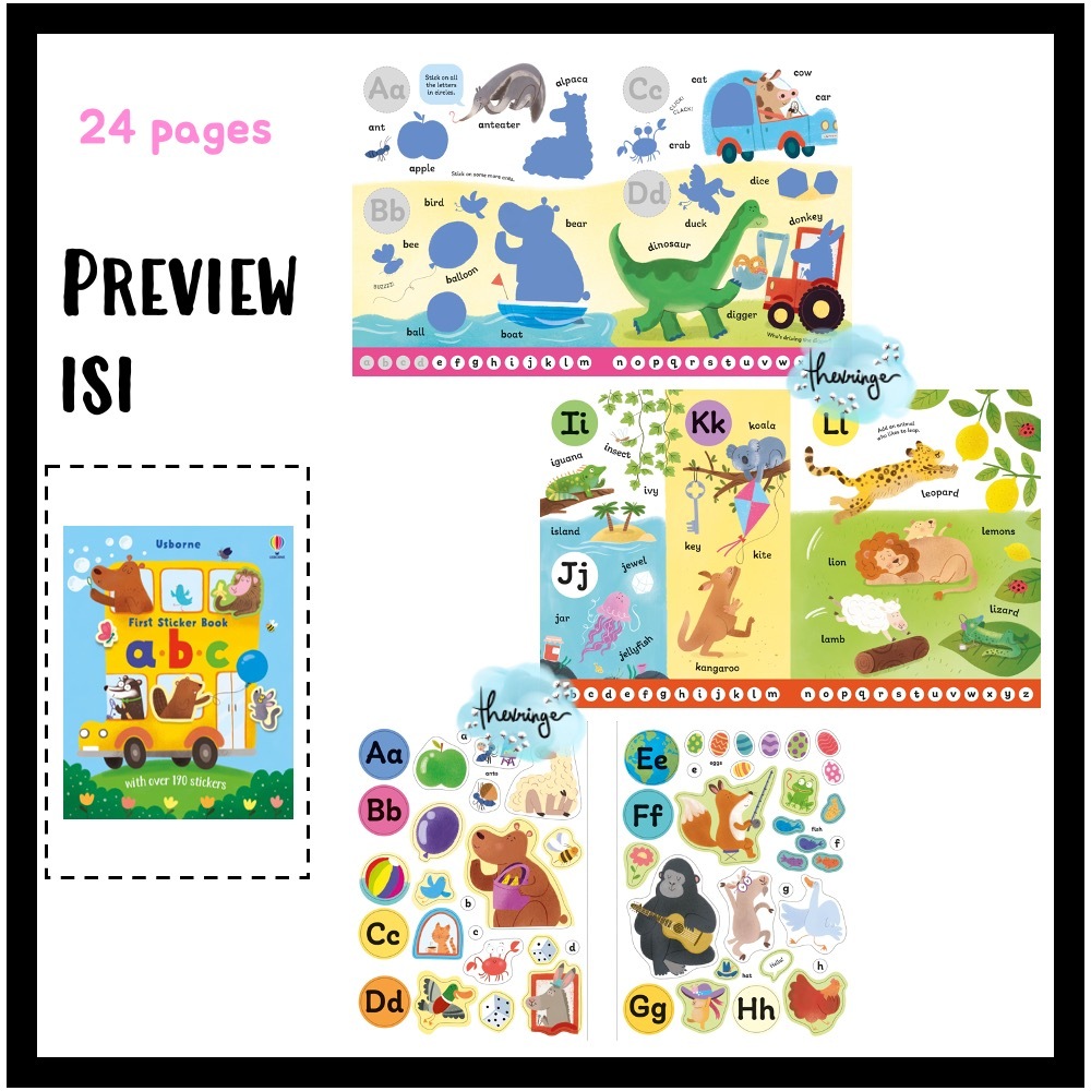 Jual abc Sticker Book Imported Book | Shopee Indonesia