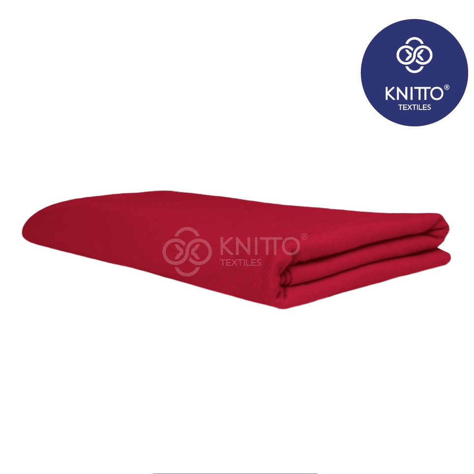 Jual KAIN COTTON COMBED 24S MERAH CABE ( BAHAN KAOS ) - KNITTO | Shopee ...