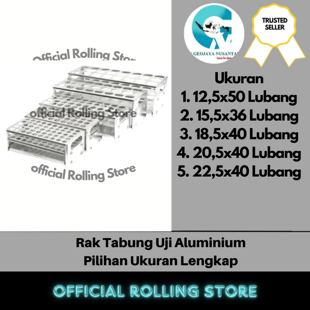 Jual RSO - Rak Tabung Uji Aluminium : Pilihan Ukuran Lengkap | Shopee ...