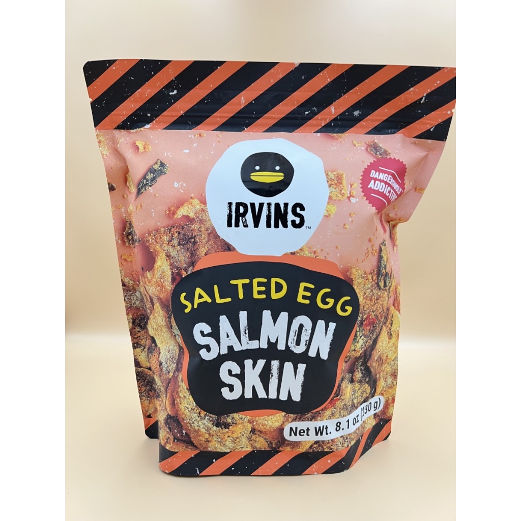 Jual IRVINS Salted Egg Salmon Skin 105g | Shopee Indonesia