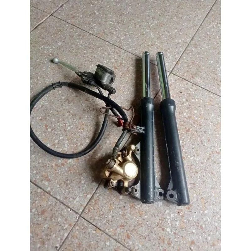 Jual Shockbreaker Shock Depan Set Rem Cakram Jupiter Z1 injeksi PNP