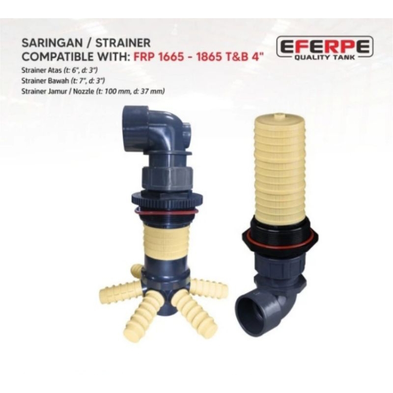 Jual Strainer Saringan Filter Tabung FRP 1665-1865 | Shopee Indonesia