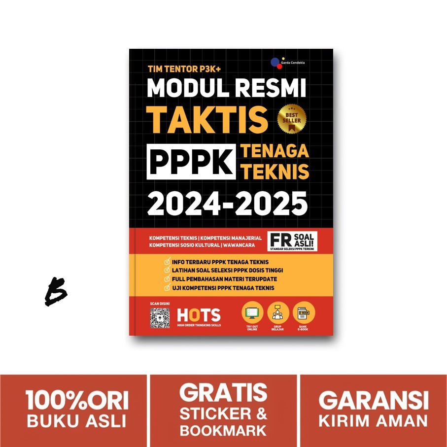 Jual Buku Modul Resmi Taktis Pppk Tenaga Teknis 2024-2025 (Garda ...