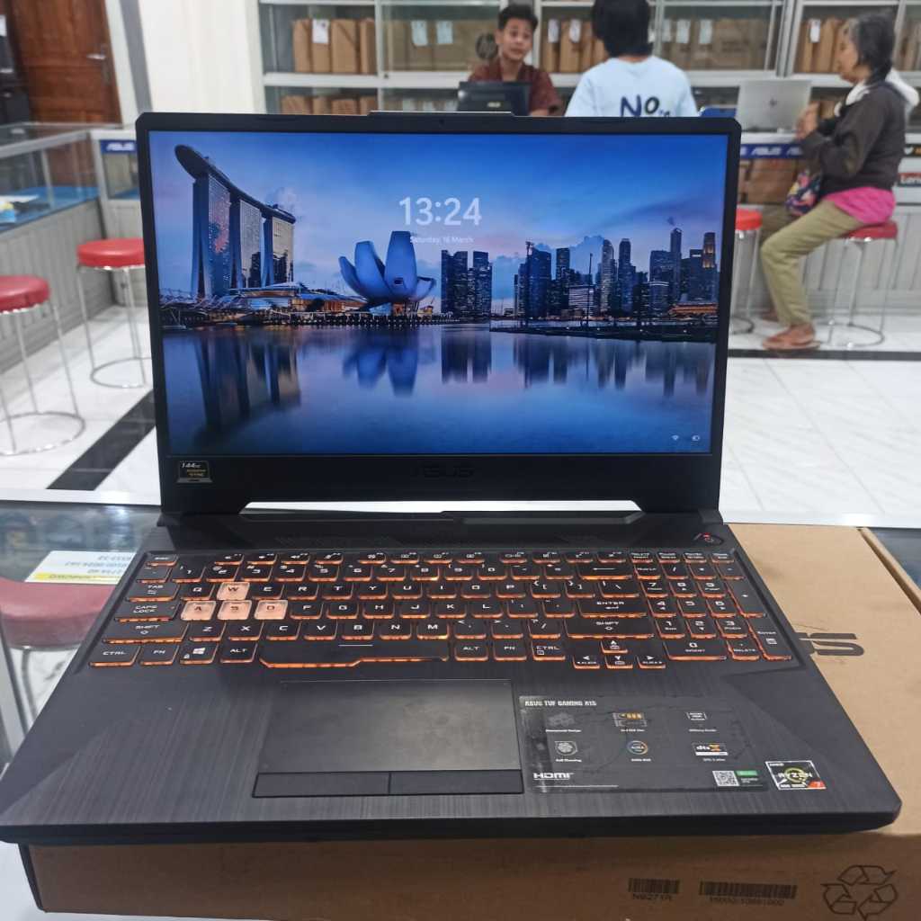 Jual Asus Tuf A15 Fas06iu Laptop Gaming Tangguh Untuk Performa Tinggi Shopee Indonesia