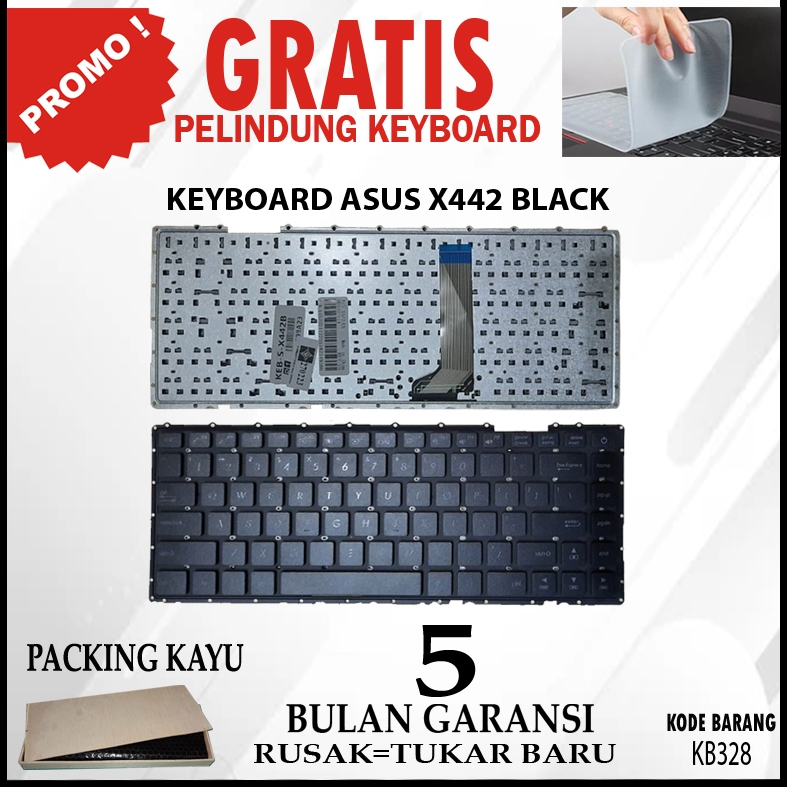 Jual Keyboard Asus VivoBook A442 SERIES FREE KEYBOARD PROTEKTOR ...